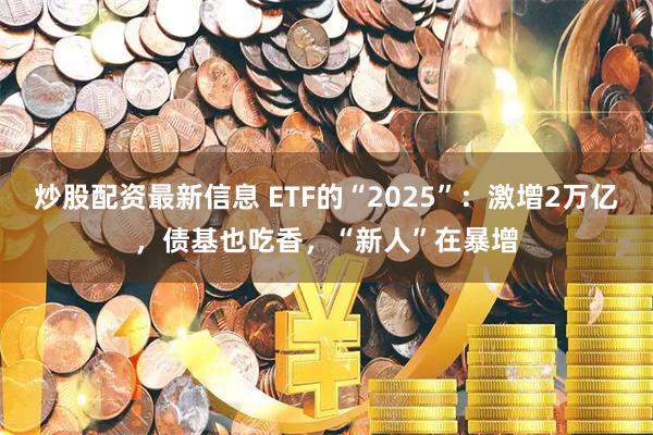 炒股配资最新信息 ETF的“2025”：激增2万亿，债基也吃香，“新人”在暴增
